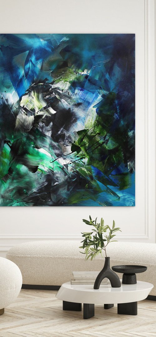 Echoes Of Blue and Green by Paresh Nrshinga FRSA