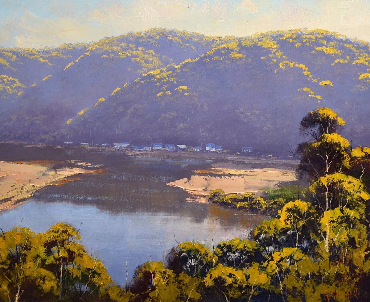 View over Patonga creek, Australia by Graham Gercken