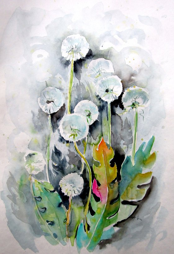 Old dandelions II