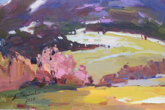 Breath of spring in the mountains