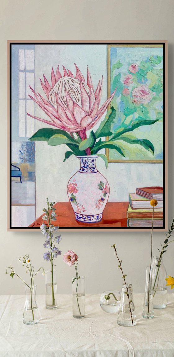 Floral Still Life Protea Pride