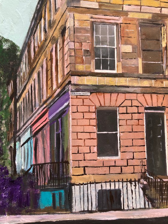 Colourful Edinburgh Buildings
