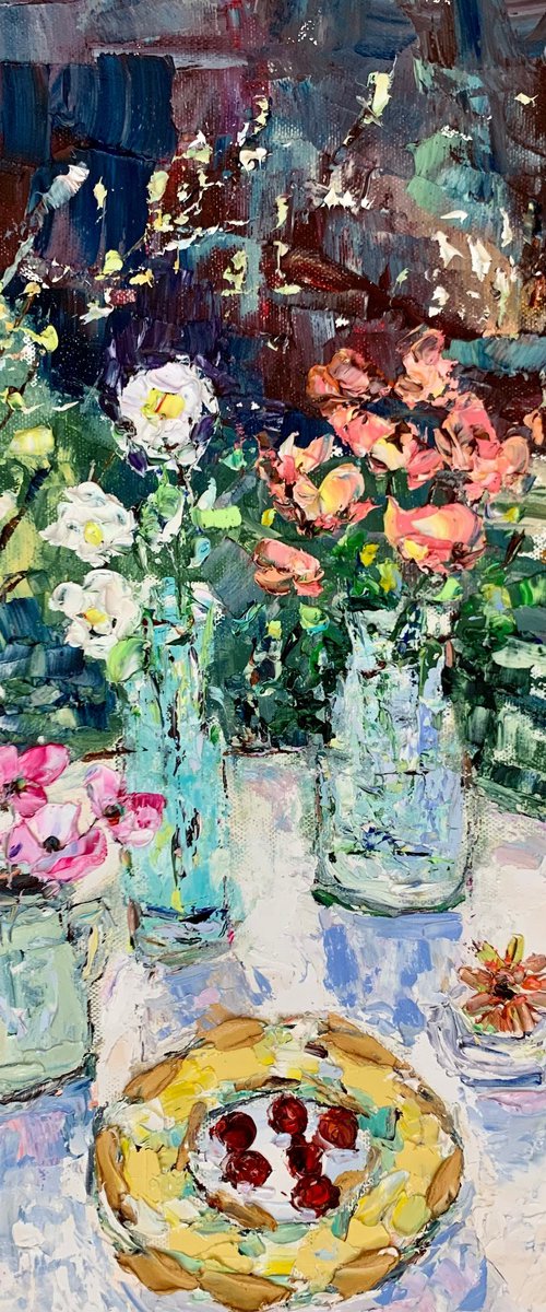 Summer in Garden by Vilma Gataveckienė