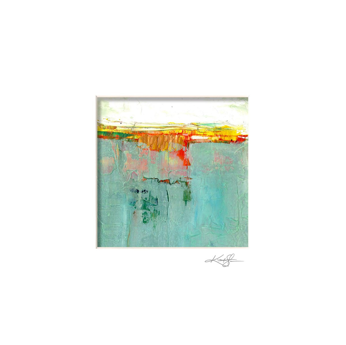 Oil Abstraction 277 by Kathy Morton Stanion