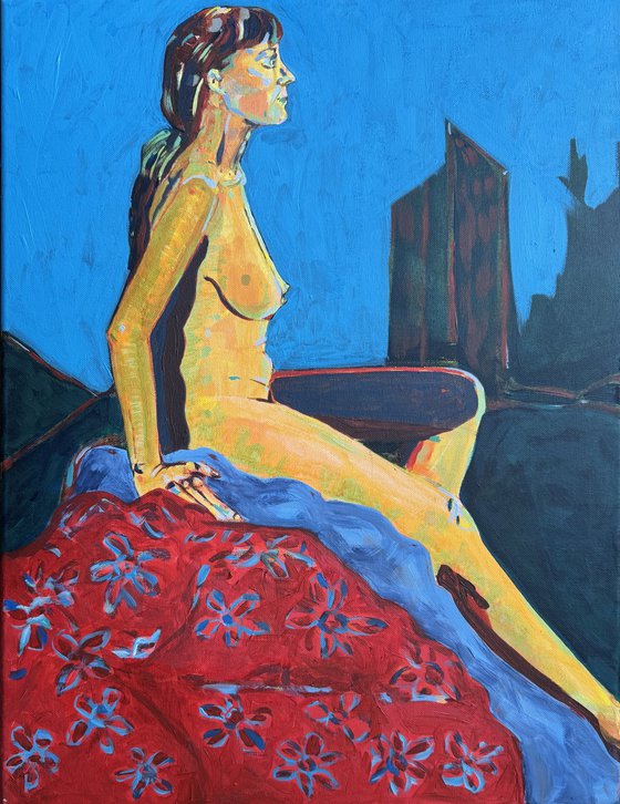 Nude at night