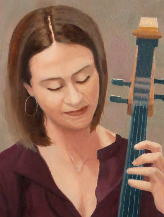 Christine and her Cello