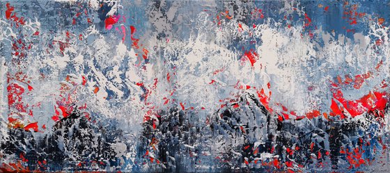 180x80cm. / abstract painting / Abstract 1185