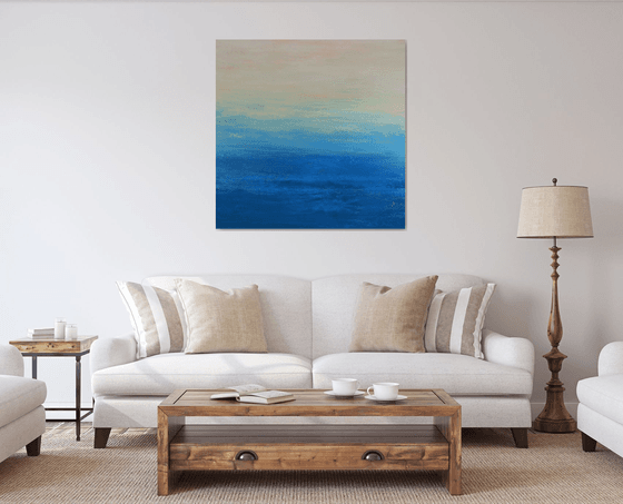 Sand & Sea - Modern Abstract Expressionist Seascape