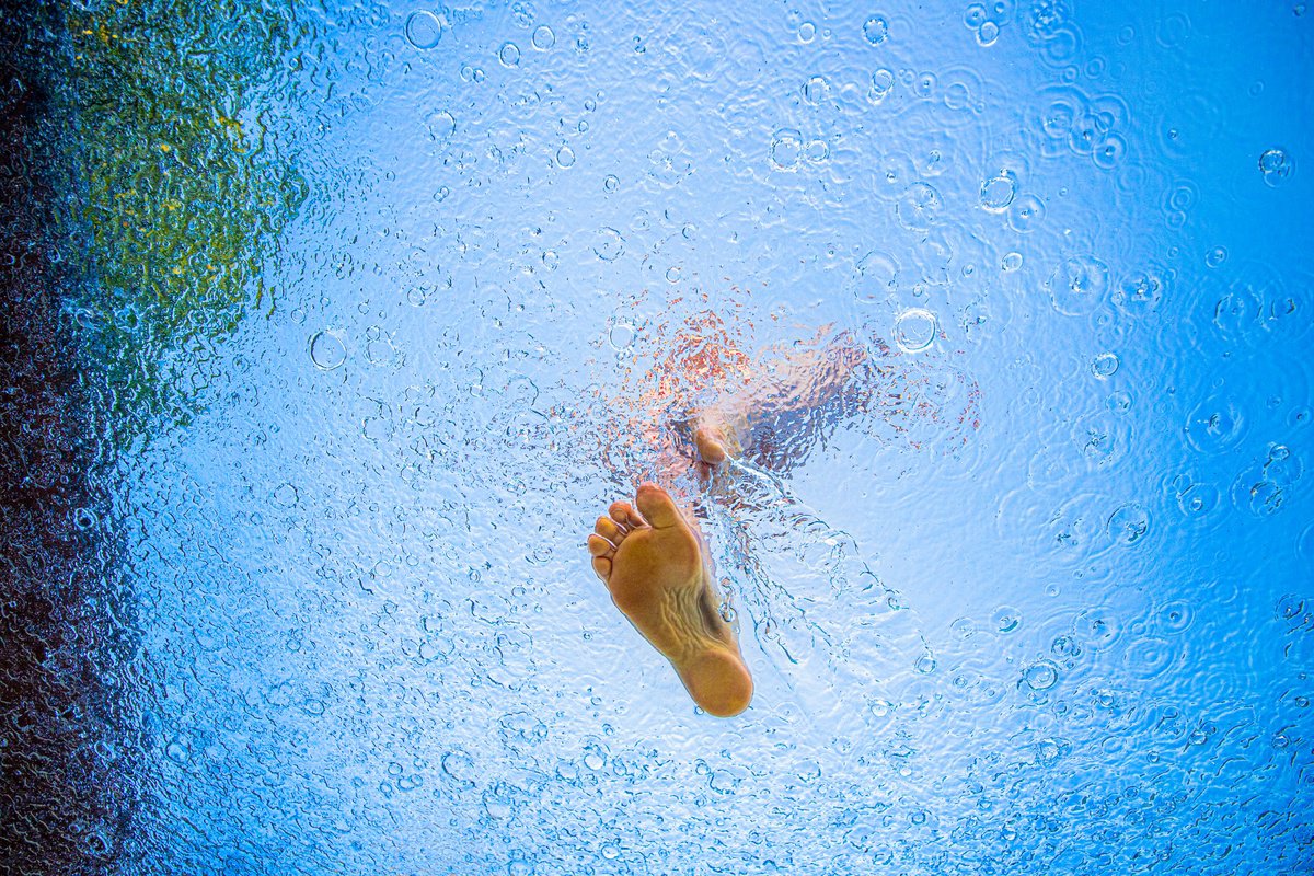 Foot on Glass by Robert Houser