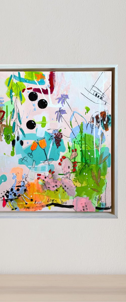 Life loves you No.10 framed by Bea Schubert