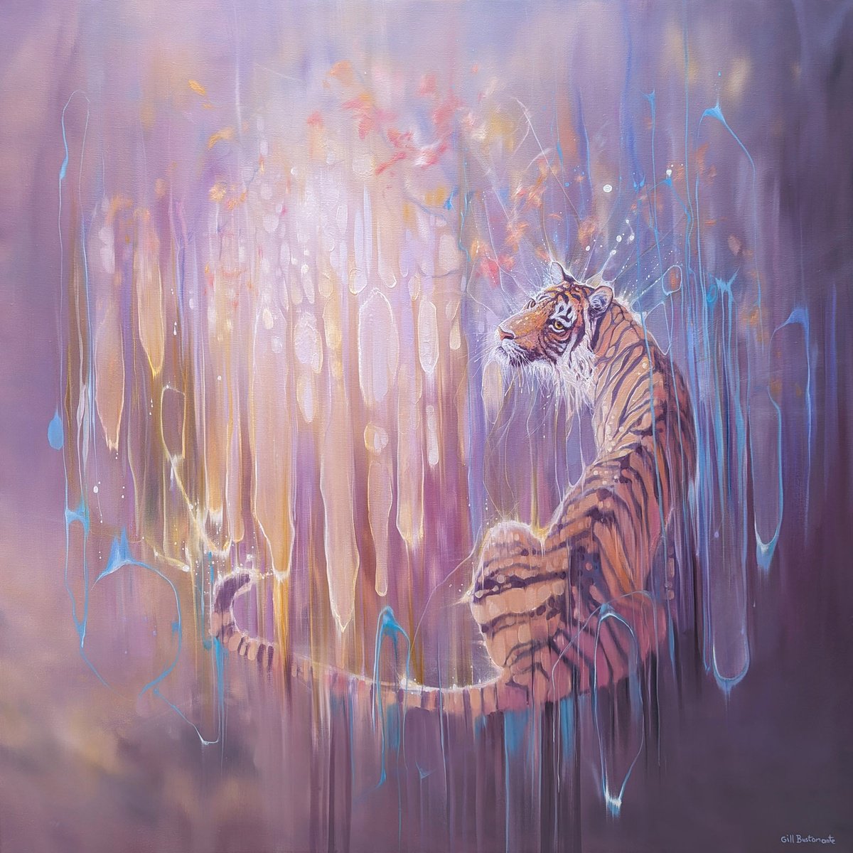 Tiger in the Ether by Gill Bustamante