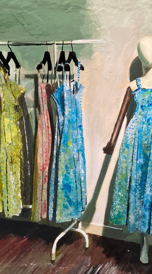 Dresses On The Rack by Andrew  Reid Wildman