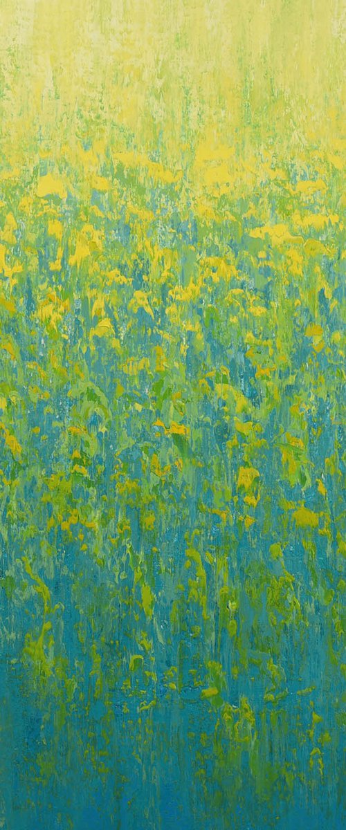 Glistening - Color Field by Suzanne Vaughan