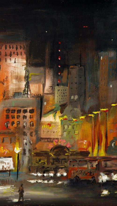 Alone in the city by Tim Wetherell