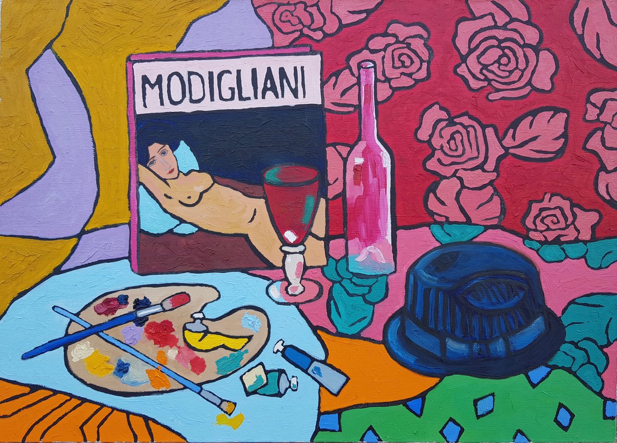 In memory of Modigliani by Svetlana Grishkovec-Kiisky
