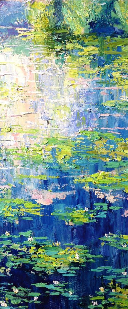 Waterlilies. Morning by Nataliia Nosyk