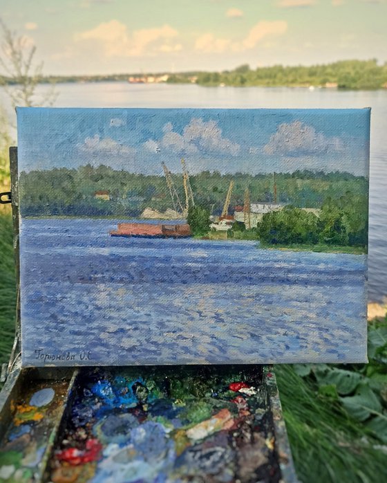 The Volga River in Kimry
