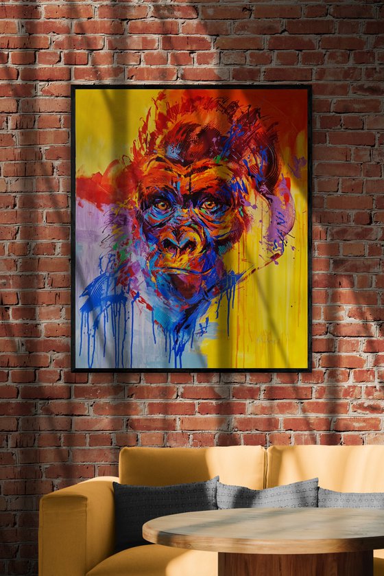 GORILLA | 120 x 100cm