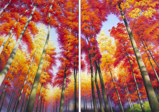 AUTUMN FOREST DIPTYCH