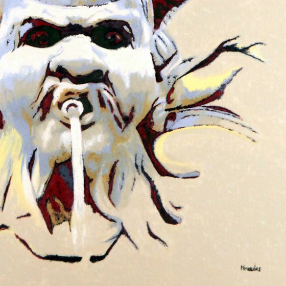 Mask with triton's head
