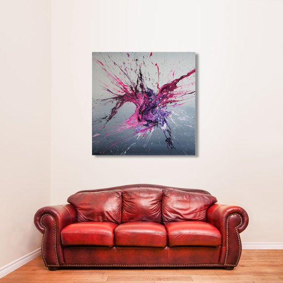 Emotional Release XIII (Spirits Of Skies 064126) - 80 x 80 cm - XL (32 x 32 inches)