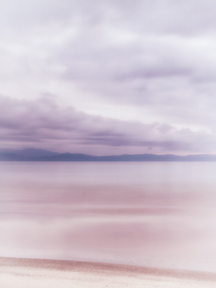 Impressionistic Landscape Photograph By Karim Carella, 33 X 43", The Sea Inside (Studio 8), Original Artwork