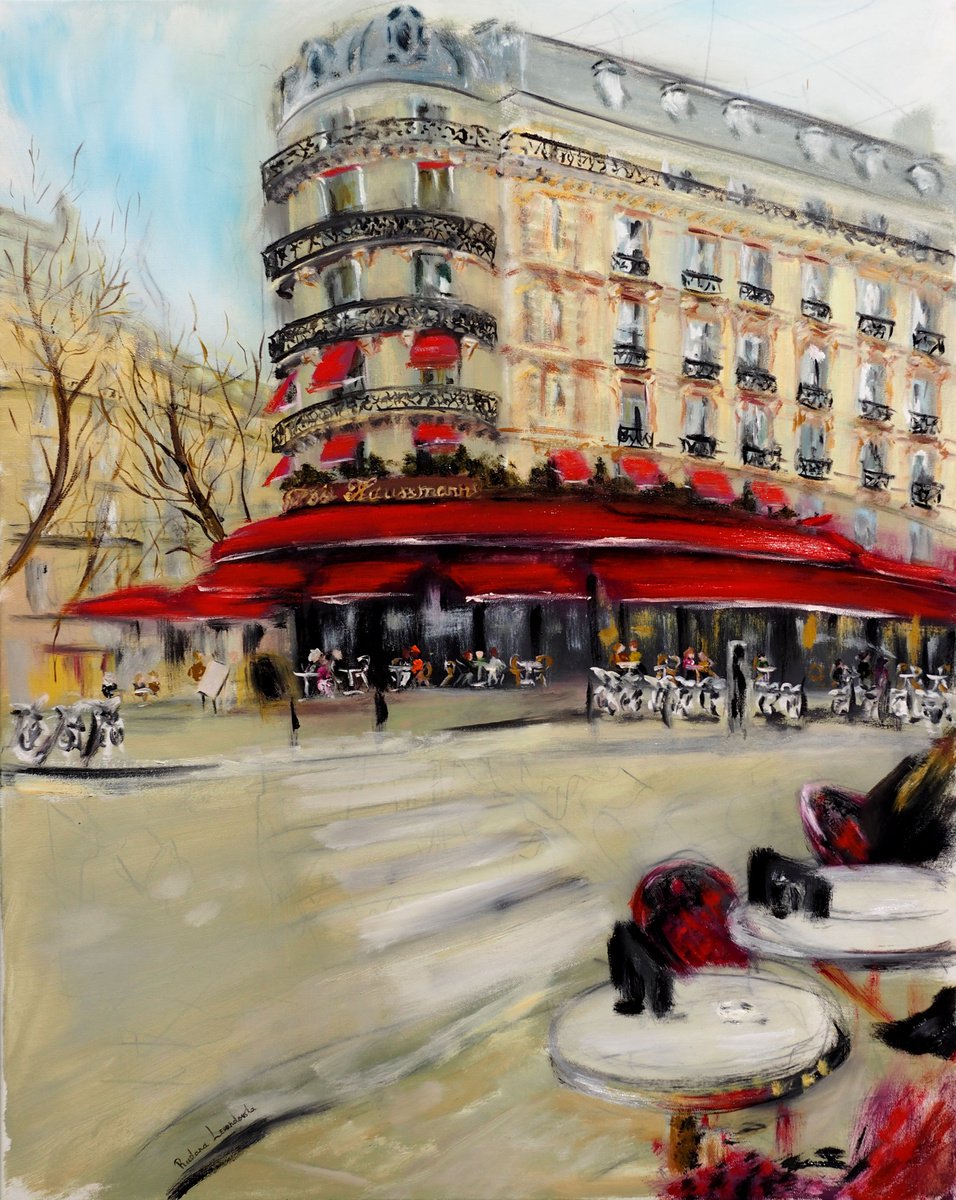 Paris Brewery Cafe Triadou Haussmann by Ruslana Levandovska