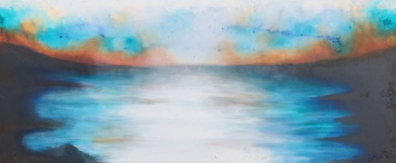 sunrise seascaping (150 x 60 cm )