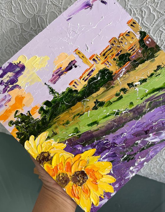 Provence Lavender Field Art