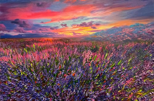 Lavender Hill by Kenneth Halvorsen