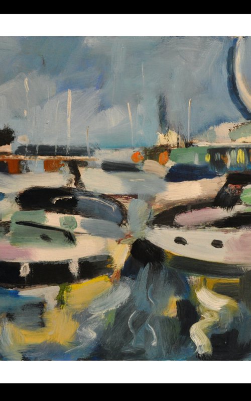 Boats at Portsmouth by Andre Pallat