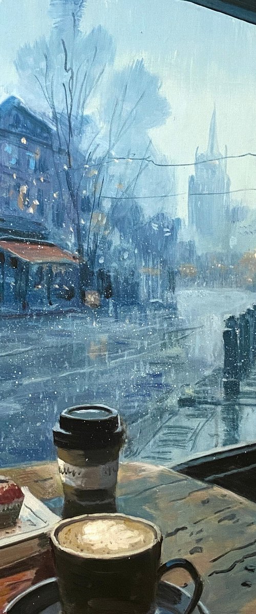 Coffee On Rainy Day by Paul Cheng