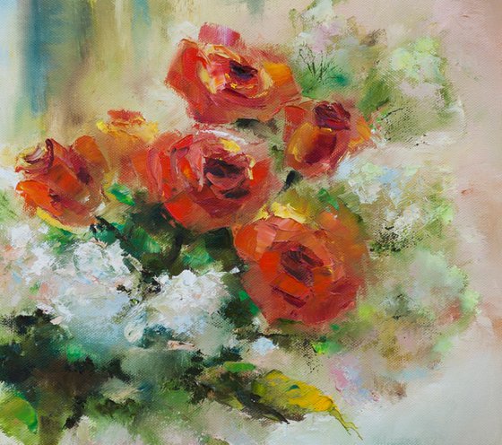 This morning and roses for you