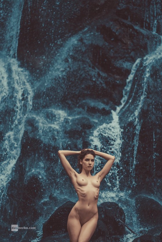 Azores waterfall