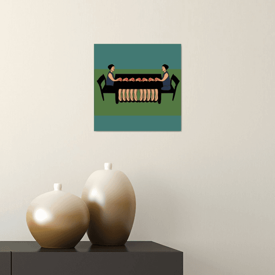 Table for 2 -Wall print