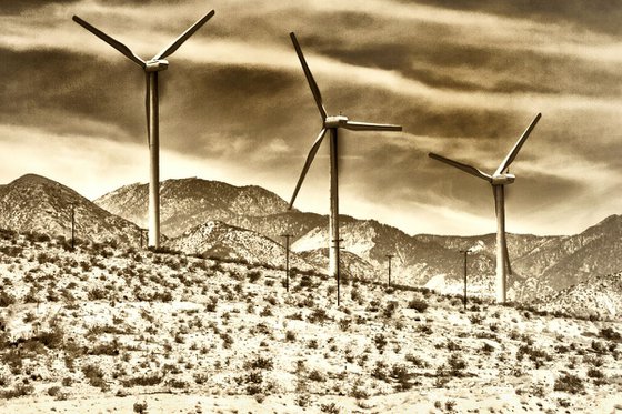 NO PLACE LIKE HOME SEPIA 3 Palm Springs CA