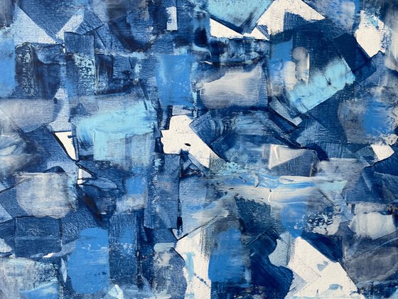 Abstraction in Blue and White