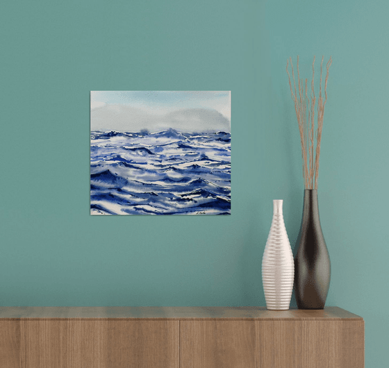 Abstract  Seascape painting