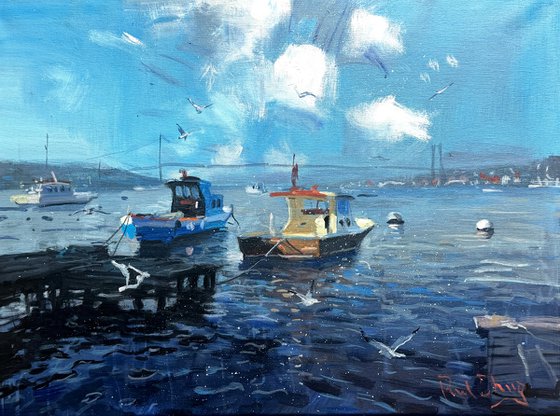Harbor in Morning Light