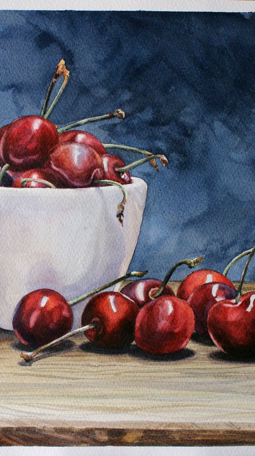 Sweet cherry by Volodymyr Melnychuk