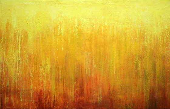 Yellow abstract painting III