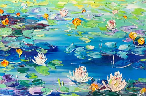 Funny water lilies by Svitlana Andriichenko