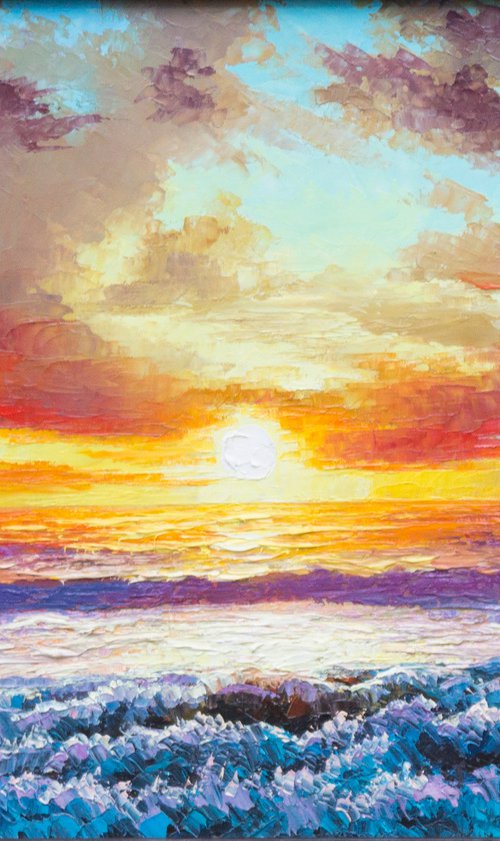 SEA SUNSET by Oleksii Vylusk