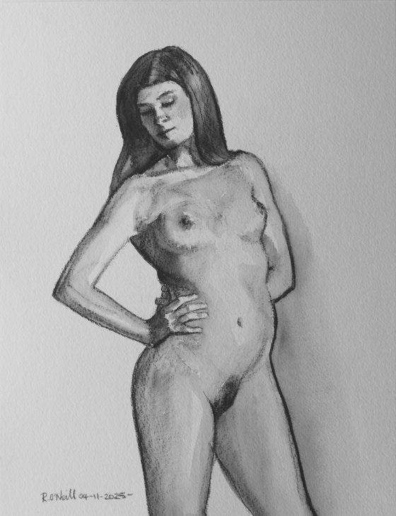 female nude study