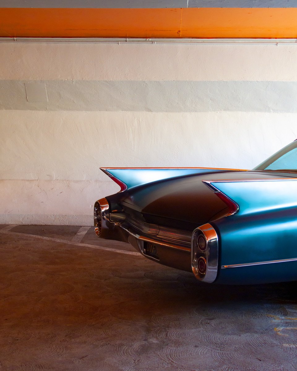 Photorealistic Transport Photograph By Robert Tolchin, 16 X 20", Cadillac, Parking Structure 7, Original Artwork