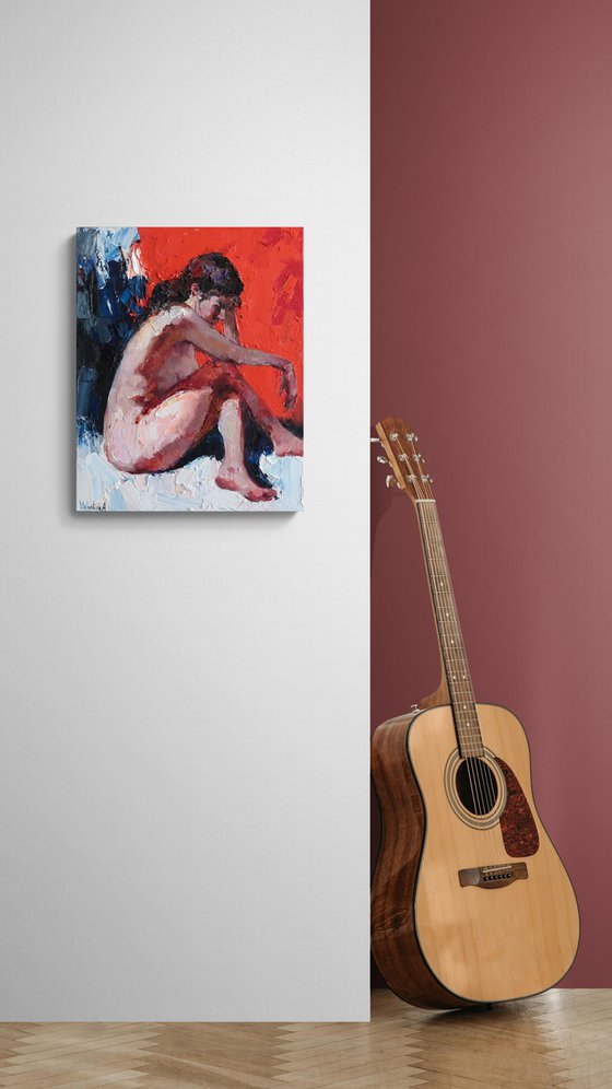 Seated Woman in Stillness