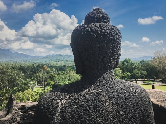 BEHIND BOROBUDUR