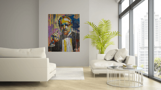 The Godfather Acrylic on canvas 120x100