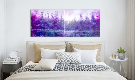 Amethyst Awakening Diptych