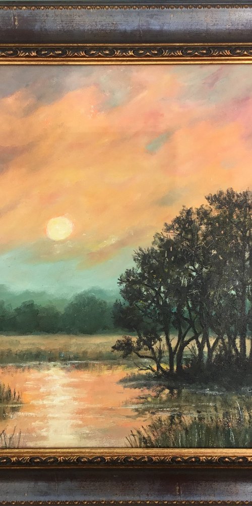 STORMY MARSH MORNING by Kathleen McDermott